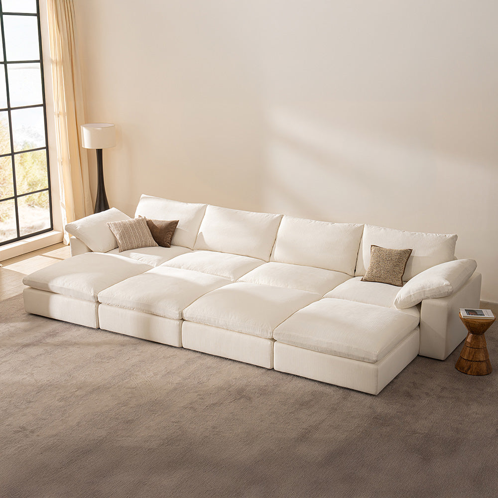 DiamonCloud D  4+4 Set 8 Seater Sofa with Ottoman