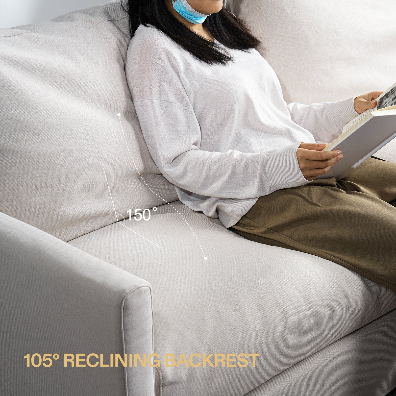 Oversize Loveseat(Narrow Armrest)