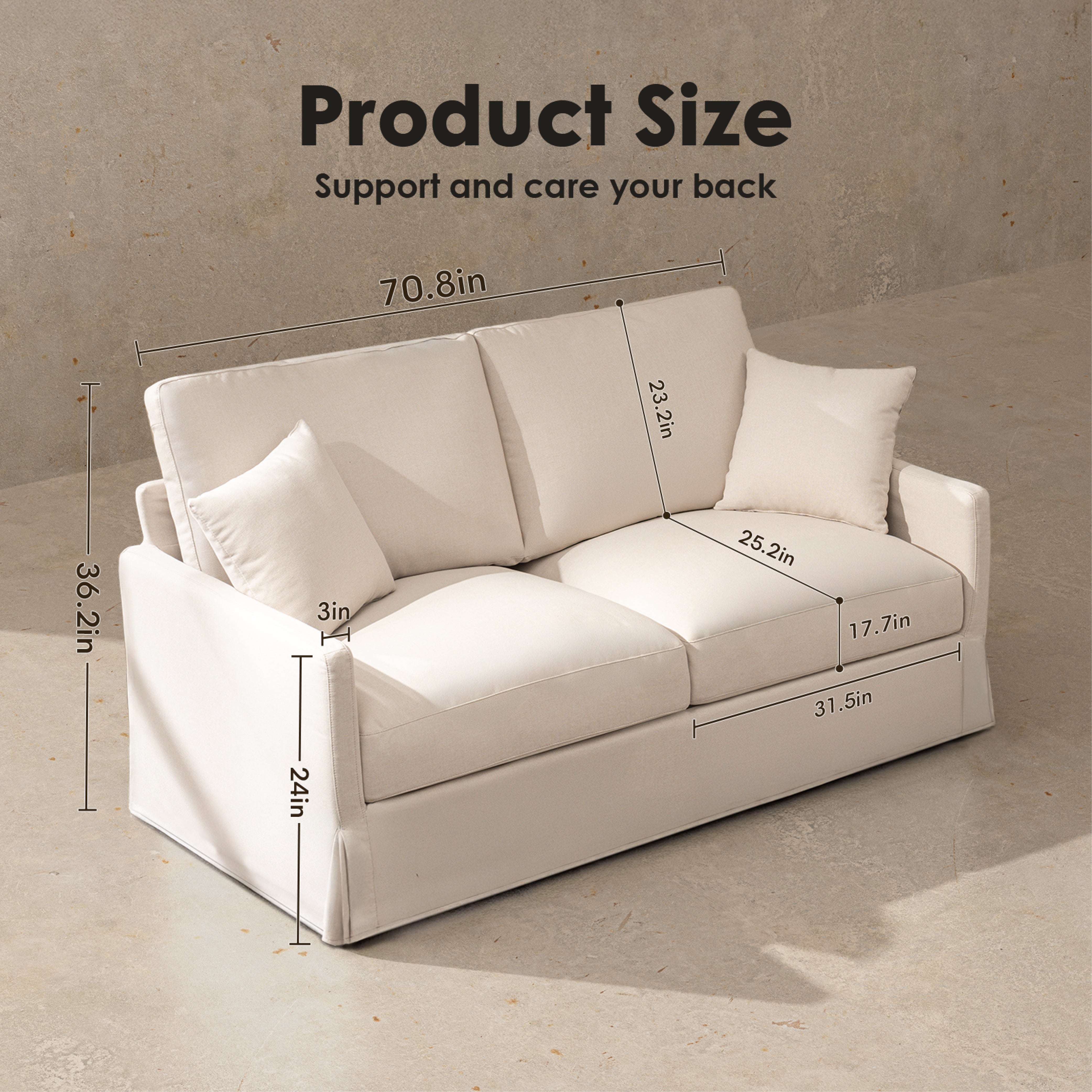 DiamonCloud C  Loveseat