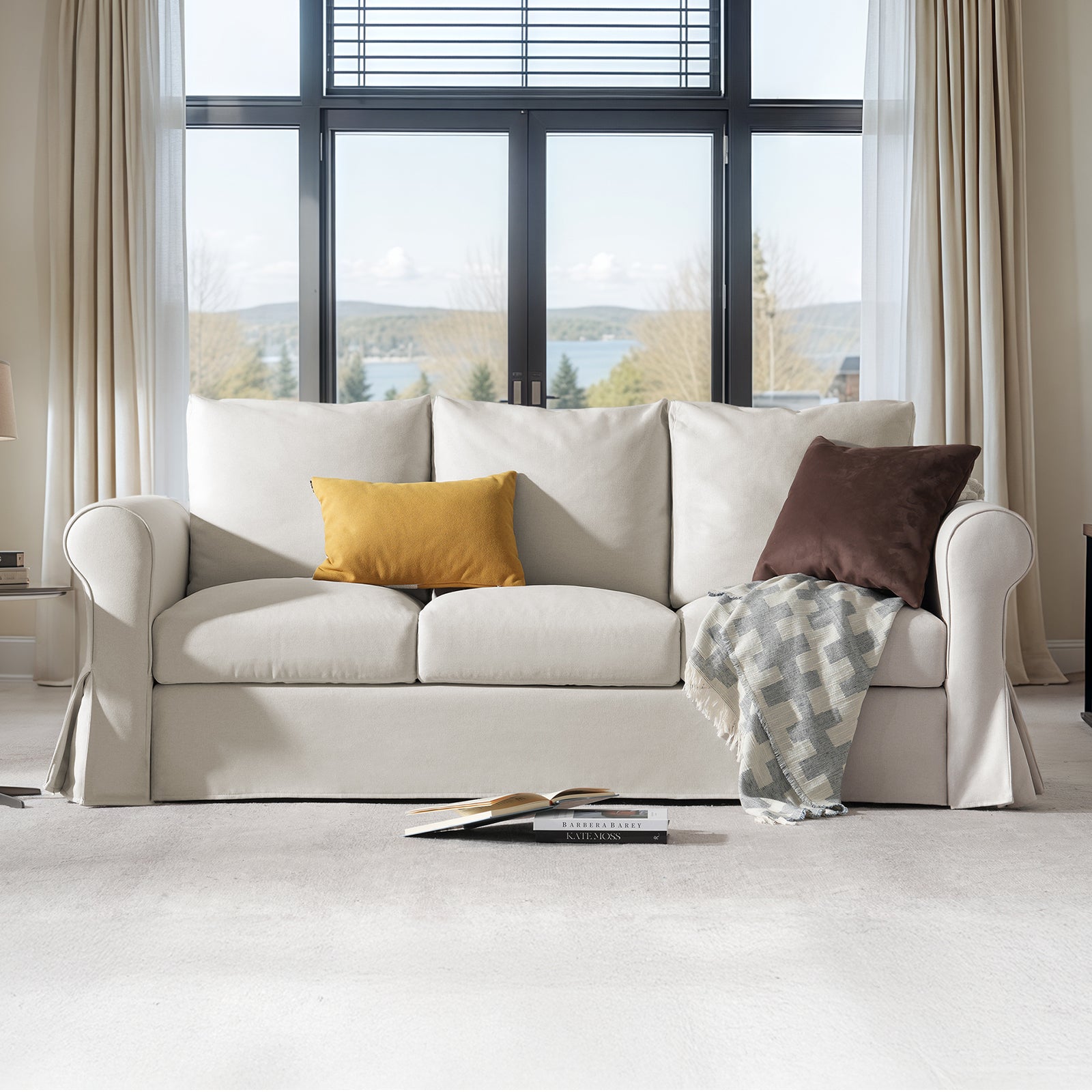 3 Seater Sofa(Curved Armrest)