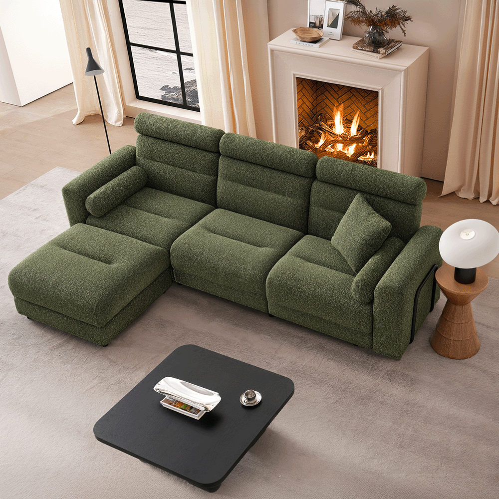 3 Seater with 1 Ottoman Modular Sofa