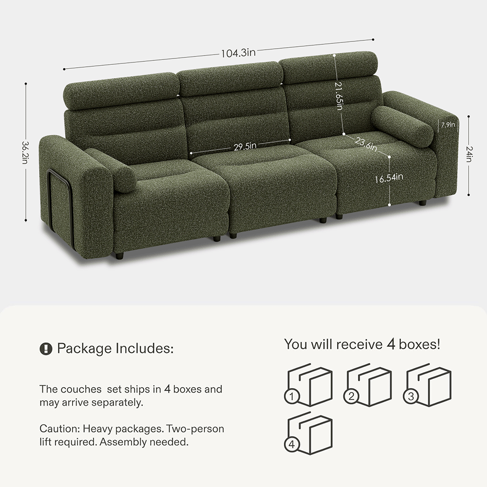 3 Seater Modular Sofa