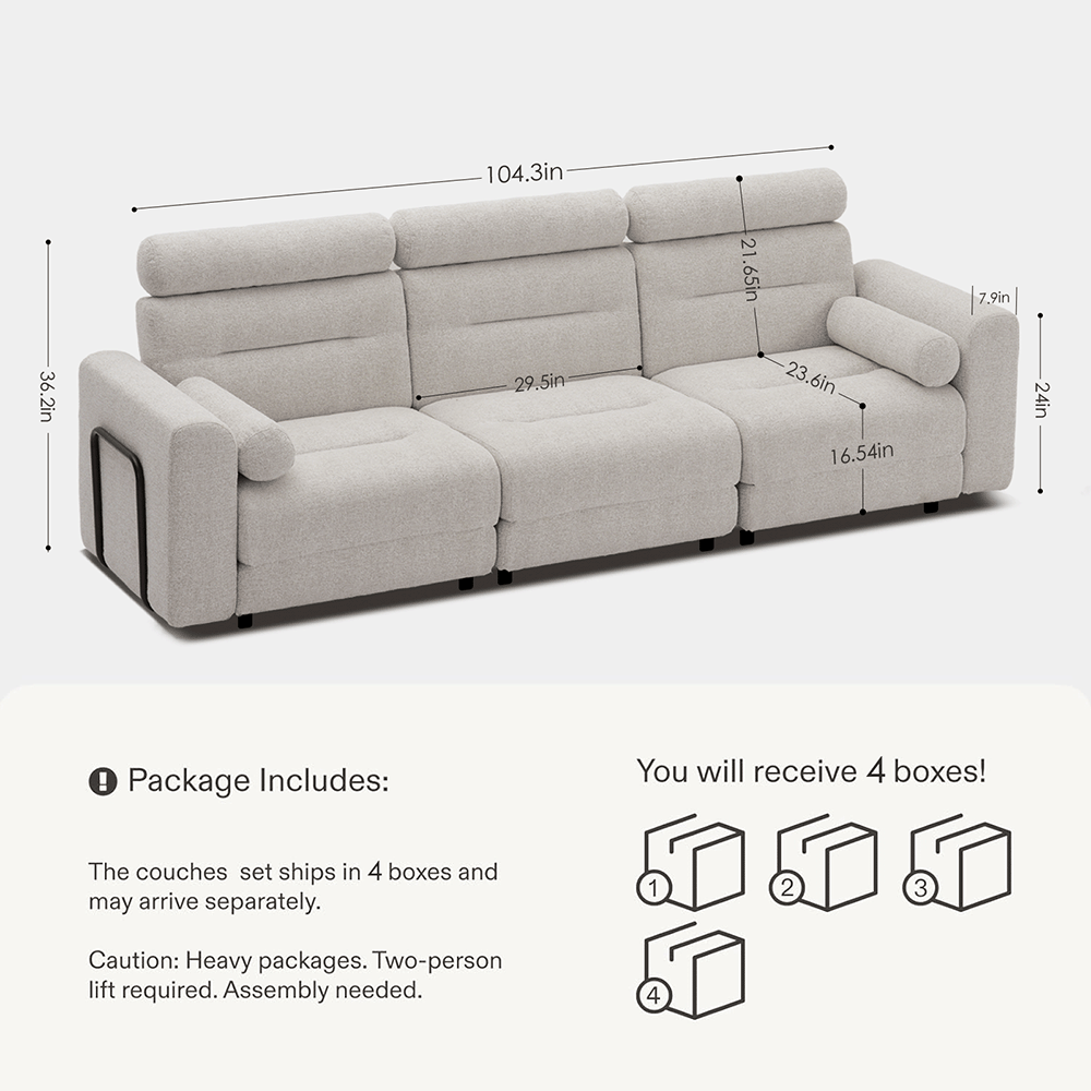 3 Seater Modular Sofa
