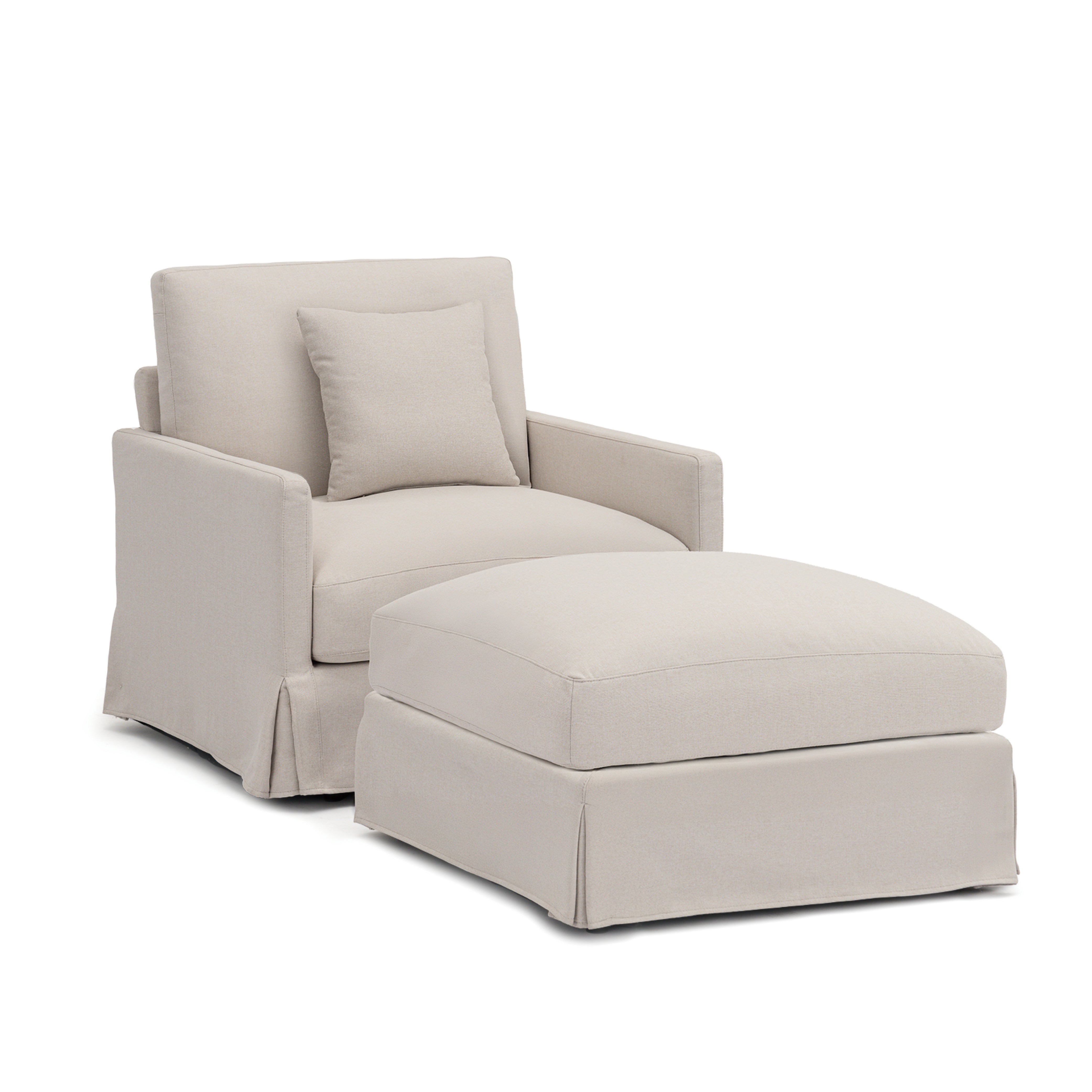 DiamonCloud C Single Seater Sofa with Ottoman