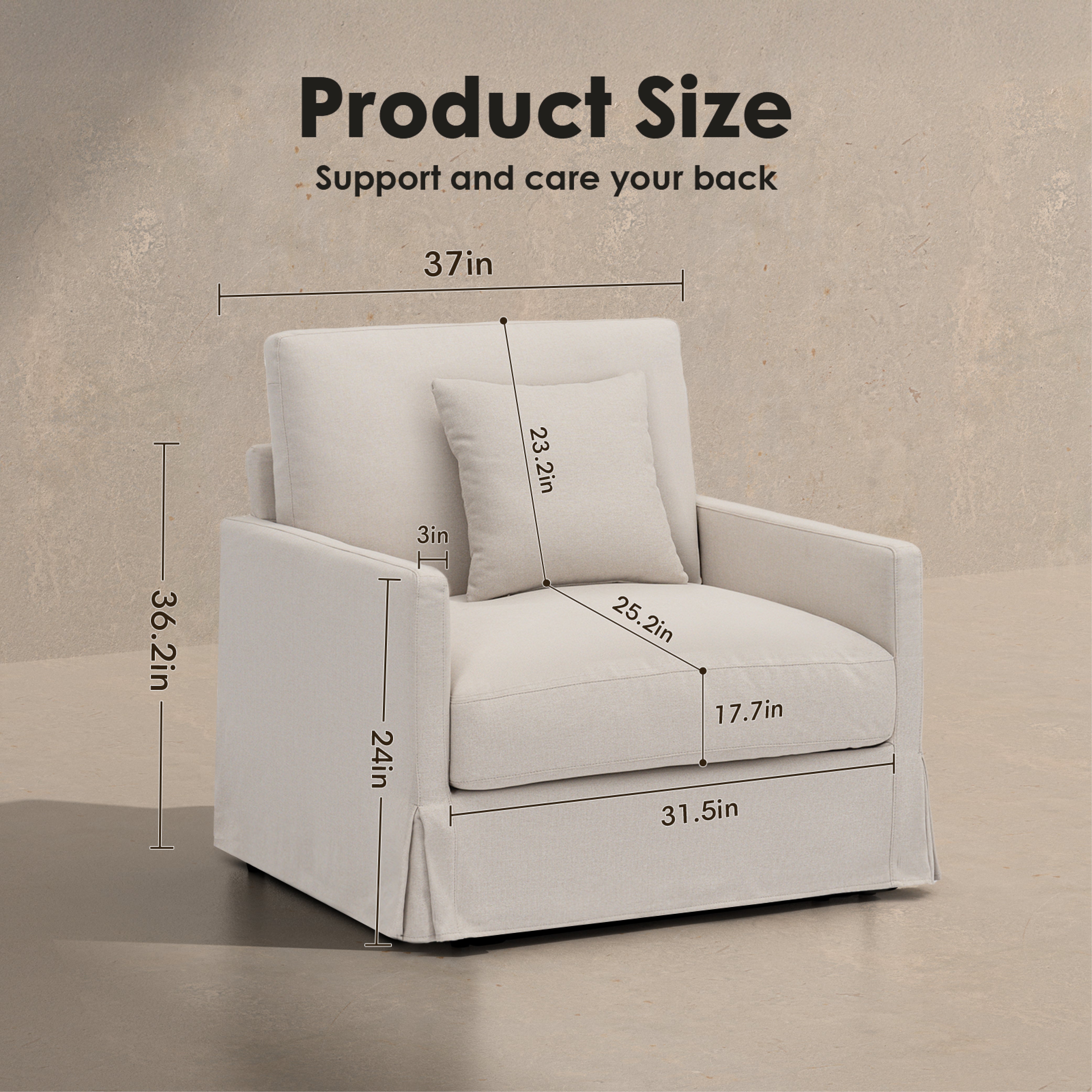DiamonCloud C 1+2+3+1 Set 6 Seater Sofa with Ottoman