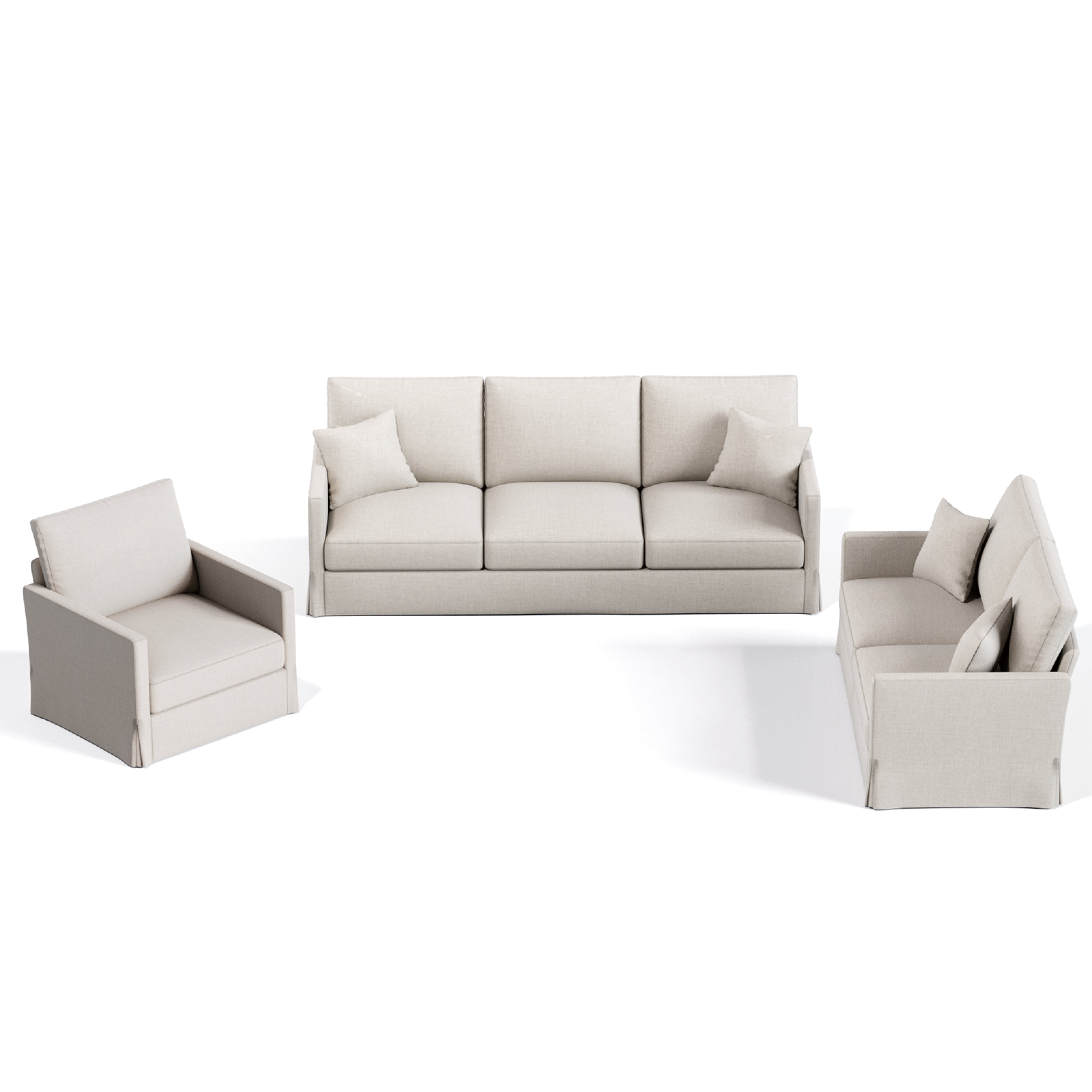 DiamonCloud C 1+2+3 Set 6 Seater