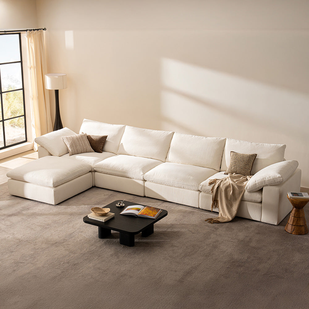 DiamonCloud D 4+1 Set 5 Seater Sofa with Ottoman