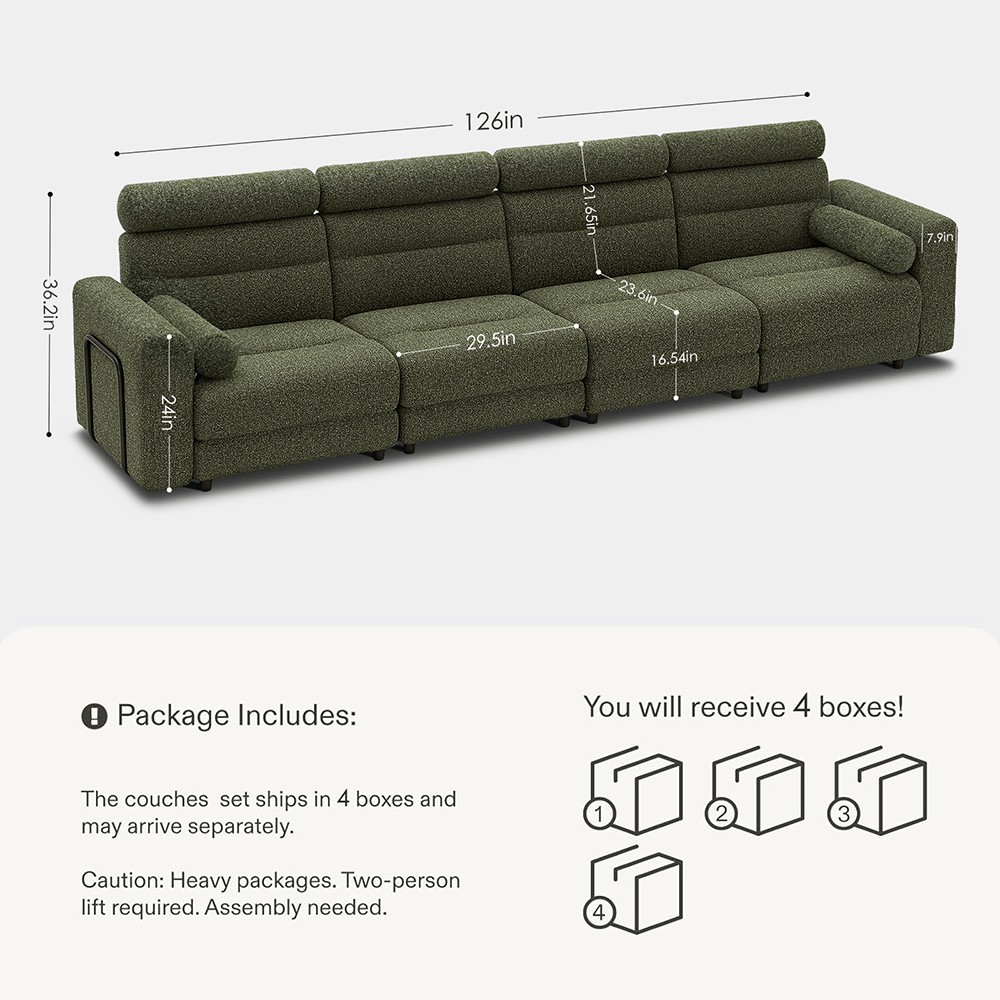4 Seater Modular Sofa