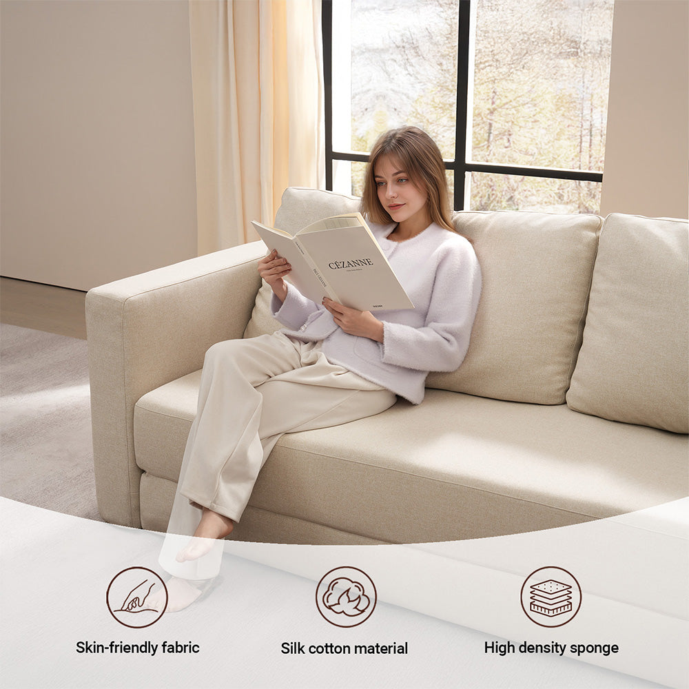 Queen Size 3 Seater Sofa Bed