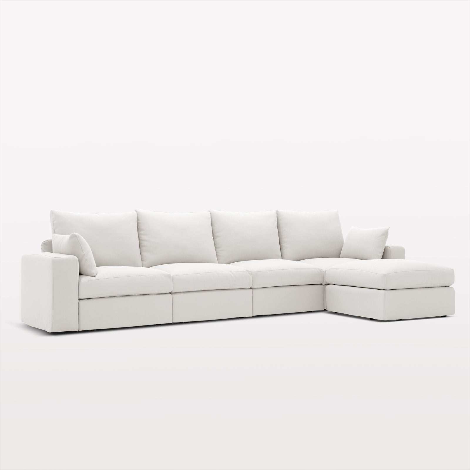 DiamonCloud A  4+1 Set 5 Seater Sofa with Ottoman