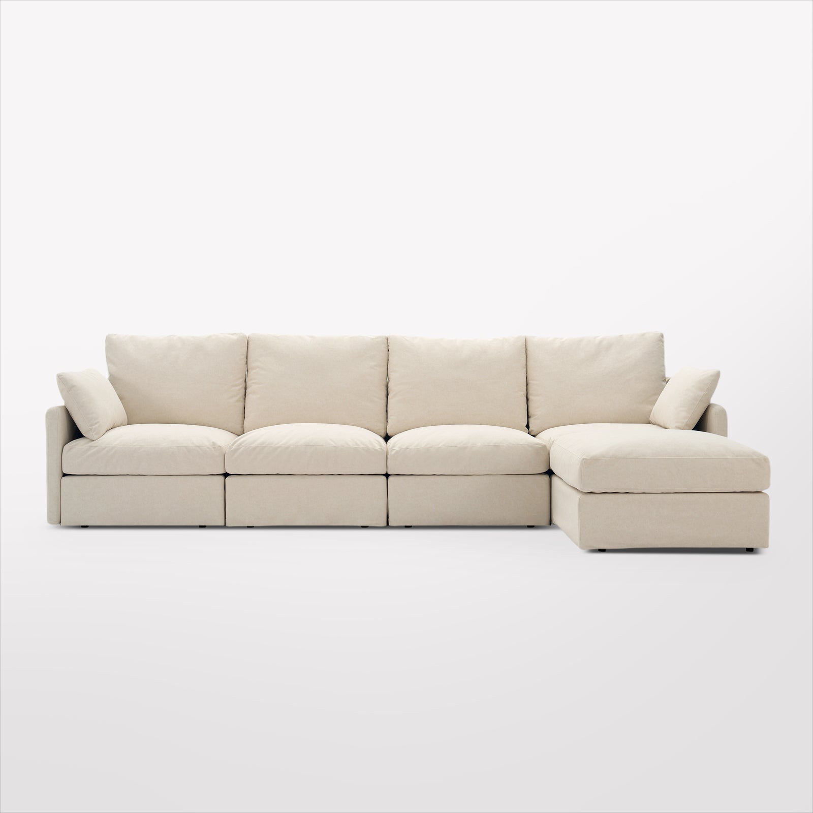 DiamonCloud B  4+1 Set 5 Seater Sofa with Ottoman
