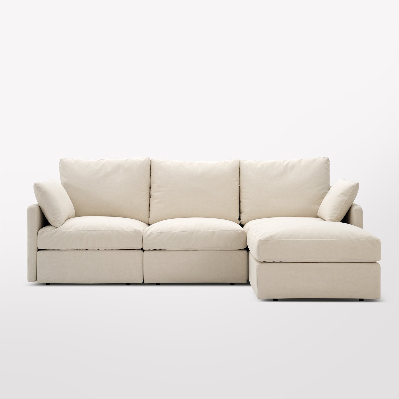DiamonCloud B  3+1 Set 4 Seater Sofa with Ottoman