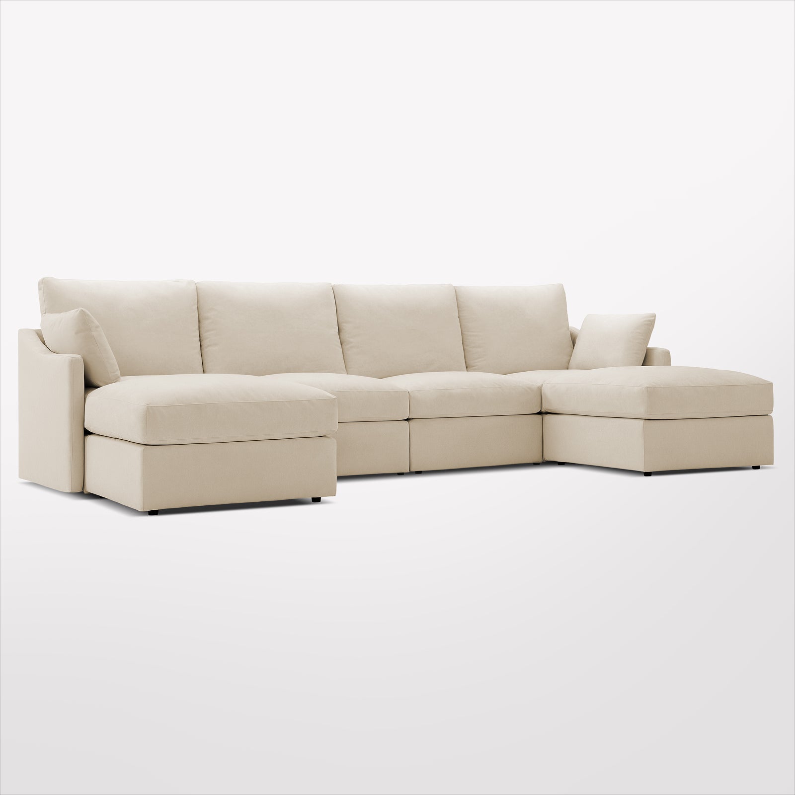 DiamonCloud B  4+2 Set 6 Seater Sofa with Ottomans