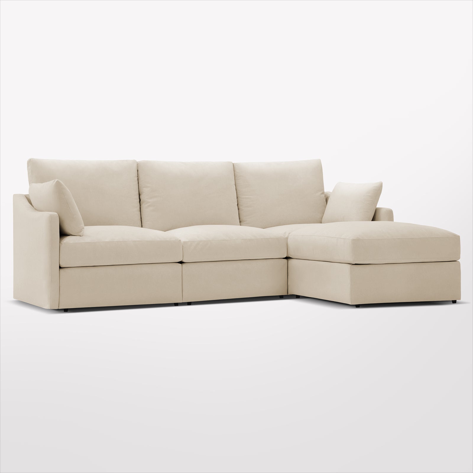 DiamonCloud B  3+1 Set 4 Seater Sofa with Ottoman
