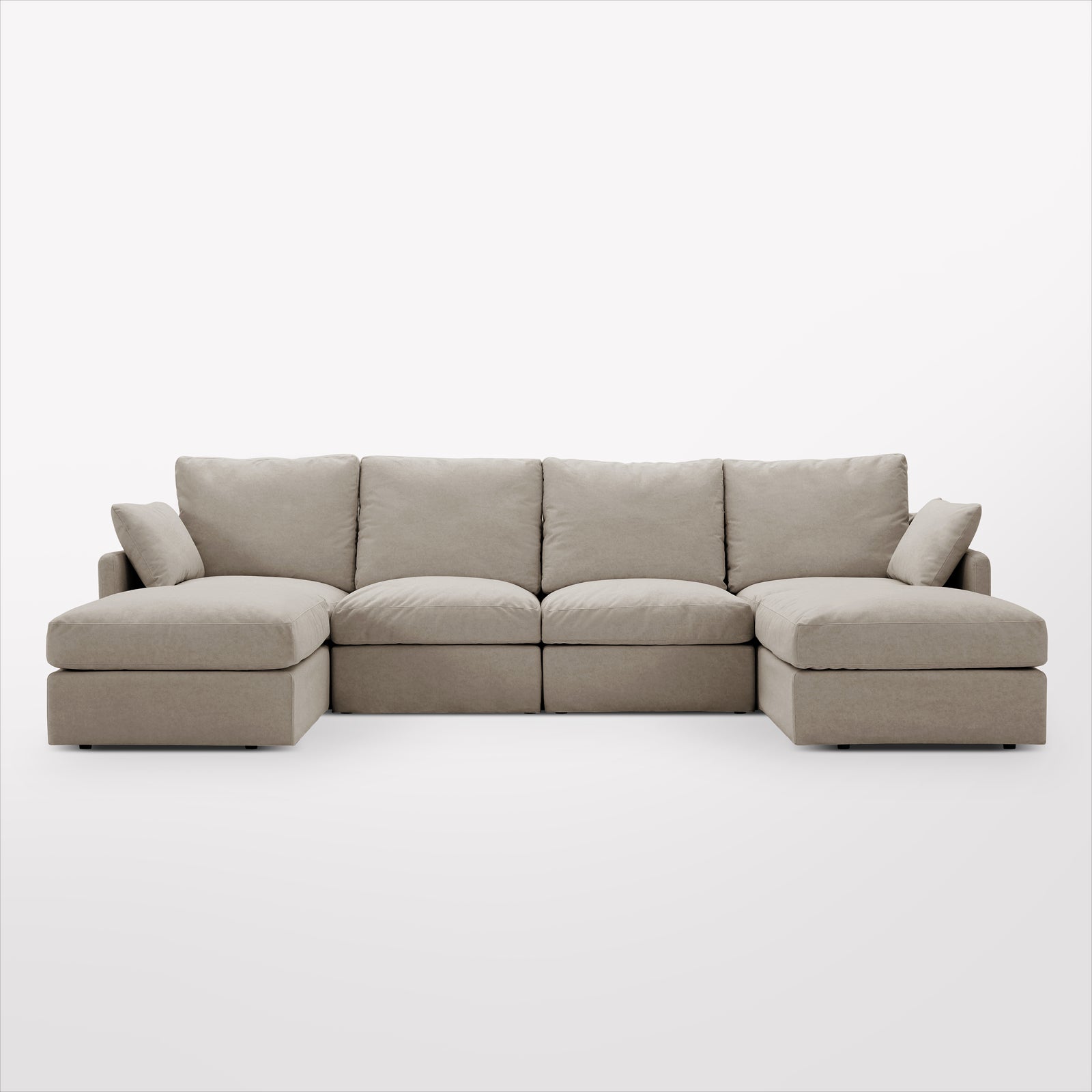 DiamonCloud B  4+2 Set 6 Seater Sofa with Ottomans