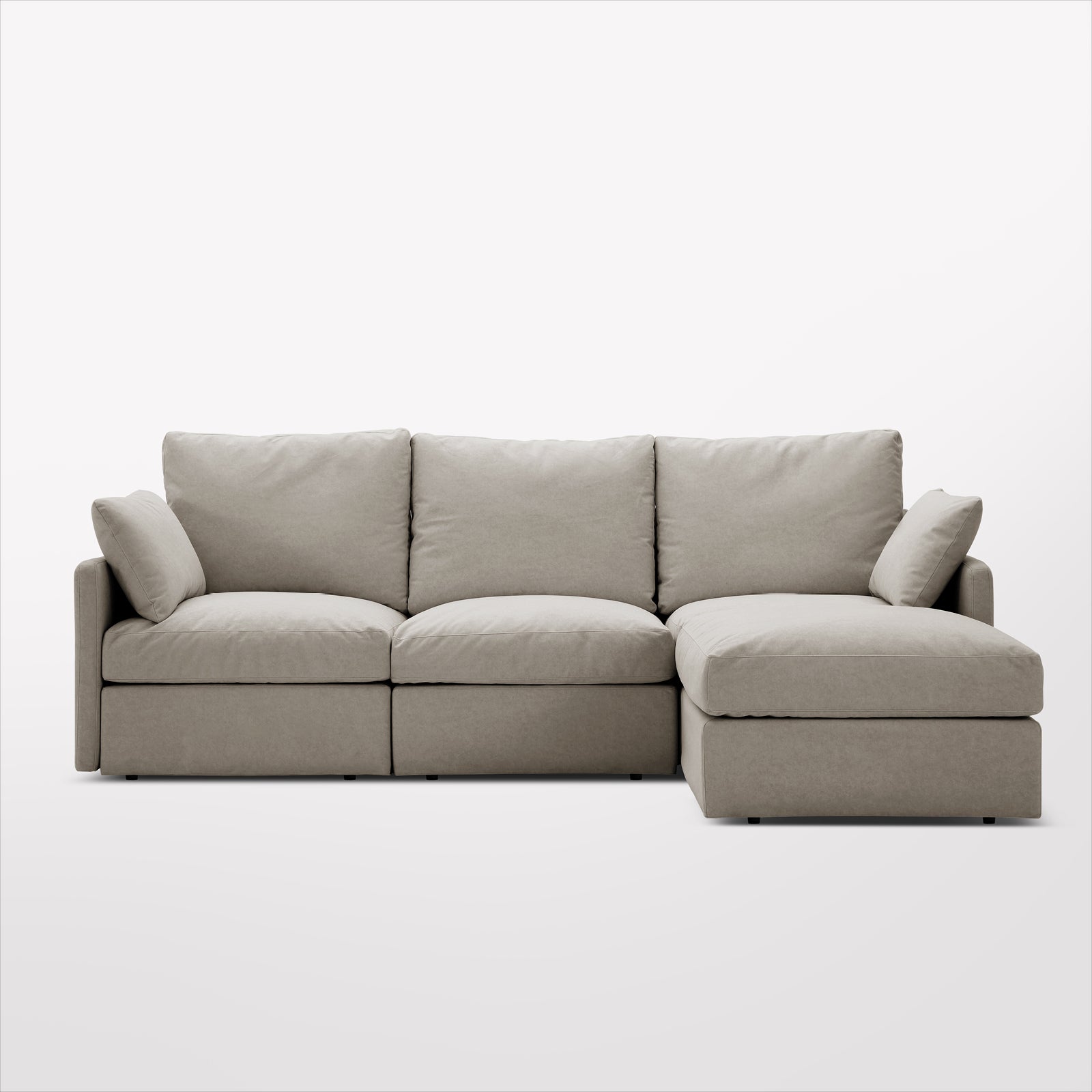 DiamonCloud B  3+1 Set 4 Seater Sofa with Ottoman